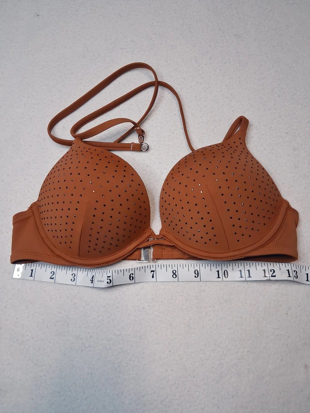 Victoria's Secret Tan Padded Halter Bikini Top - Picture 5 of 5